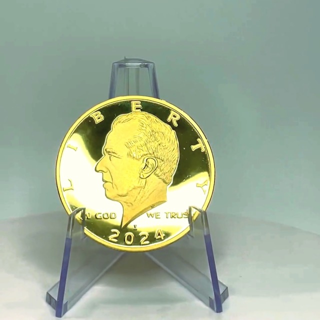 Amazon.com: Aizics Mint Robert F Kennedy Jr. 2024 Gold Trump Coin